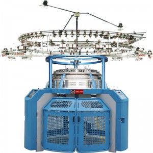 Высокоскоростная кругловязальная жаккардовая машина Orizio с одним компьютеризированным джерси